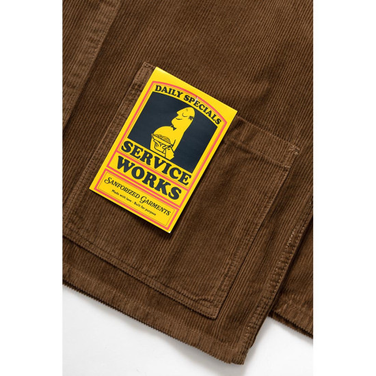 Service Works Unisex πουκάμισο Corduroy Chore Shirt